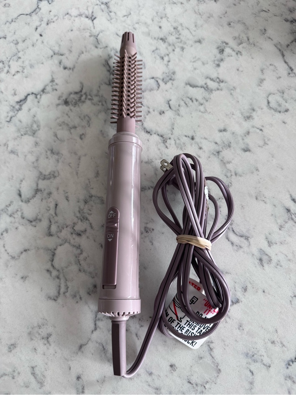 Vintage! Vidal Sassoon Mauve Pink Electric Small Barrel Hot Air Brush